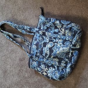 Vera Bradley paisley purse in blue